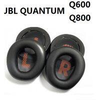 หมอนที่ครอบหูสำรองของแท้สำหรับ JBL Q600ควอนตัมอะไหล่หูฟังไร้สาย Q800ที่ครอบหูหนังนุ่มฟองน้ำความจำที่ครอบหูที่อุดหู