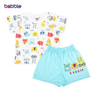 [3 ชุดเพียง 699.-] BABBLE ชุดเซตเด็ก ชุดเด็ก เสื้อผ้าเด็ก ผ้าฝ้าย100% (6 ลายให้เลือก) อายุ 3 เดือน ถึง 7 ปี (SS002) BSS