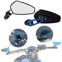 Motorcycle Rearview Mirrors Universal 7/8 22mm Bar End Handlebar Mirror Rear View Mirror For Kawasaki Z800 Z900 Z750 Z650 Z400