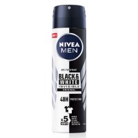 ? Nivea Deo Invisible For Black &amp; Whte Clear Spray นีเวีย สเปรย์  ลดเหงื่อ ลดคราบvาวเหลือง ขนาด 150 ml 15147 [ Hot Sale!! ]