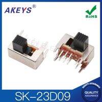 New Product SK-23D09 (2P3T) Dial Switch Power Switch 3 Gears 4 Fixed Feet 8 Feet Horizontal Slide