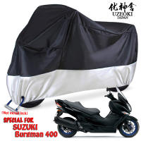 SP SUZUKI Burgman 400รถจักรยานยนต์ปกมอเตอร์กันน้ำฝนอุปกรณ์ฝุ่นหลักฐานป้องกันรังสีอัลตราไวโอเลตฝุ่นรถยนต์ไฟฟ้าครีมกันแดดหนา