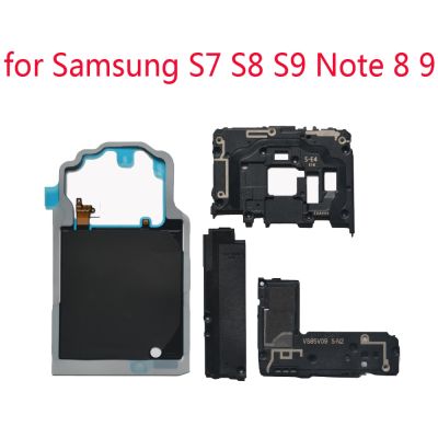 【❂Hot On Sale❂】 anlei3 ลำโพงแผงเสาอากาศชาร์จไร้สาย Nfc สำหรับ Samsung S7 Edge S8 S9 Plus Note 8 9สายอ่อนอะไหล่ซ่อมโทรศัพท์