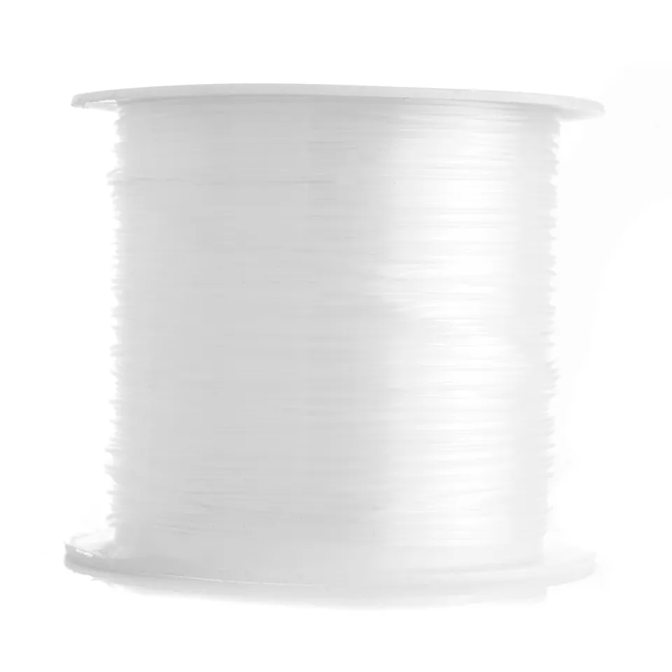 60-8Meter 0.2-0.8mm Transparent Non-Stretch Strong Fish Line