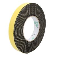 20mm x 3mm Super Strong Single Side EVA Sponge Foam Tape Black 5M Length Adhesives Tape