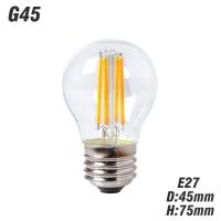 E14หลอด4W โคมไฟ LED 220V E27 8W หลอดไฟ2W โคมไฟเอดิสัน6W เทียนอิเล็กทรอนิกส์ LED เส้นใยย้อนยุควินเทจเบาโบราณ