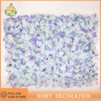 Shao 60X40CM artificial hydrangea Flower Wall PANEL สถานที่จัดจัดงานแต่งงาน PARTY DEC