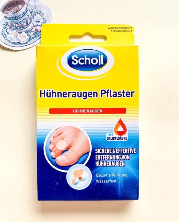 German scholl calluses post toes at the end of corns corn plaster