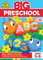หนังสืออังกฤษใหม่ School Zone Big Preschool Workbook [Paperback]