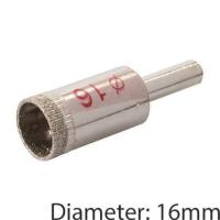 โฮลซอว์ดอกเจาะกระเบื้องหัวเพชรขนาด 16 มม.(GLASS HOLE SAW 16mm.)