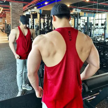 Shop Bodybuilding Clothing Fitness Tank Tops Men Extend Cut Off