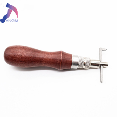 DIY Leather Craft Tool Edge Cutting Repair Groove Slotter Leather Hand Sewing Scratch Leather Tool Set Multifunction