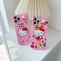 สำหรับ VIVO Y15s Y21 Y19 Y20 Y20i Y20s Y12s Y21s Y33s Y30 Y30i Y50การ์ตูน Hello Kitty หมุนตุ๊กตาซิลิโคนนุ่ม Decompression ป้องกัน