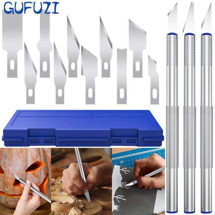 13 Pieces Craft Hobby Blades Kit Refill Hobby Art Blades Exacto Blade
