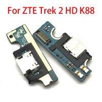 สําหรับ ZTE Trek 2 HD K88 USB Charger Port Dock Connector Flex Cable พร้อมชิ้นส่วนซ่อมไมโครโฟนไมค์