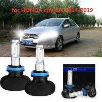 สำหรับ Honda City T9a 2014 - 2019 (หัว) S1ไฟ LED ไฟหน้ารถไฟหน้าอัตโนมัติ6500K สีขาวชุดไฟตัดหมอก