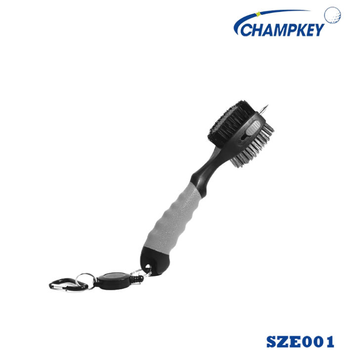 champkey-แปรงทำความสะอาดร่องไม้กอล์ฟ-2in1-enhua-golf-sze001-มีให้เลือกหลากสีให้เลือก