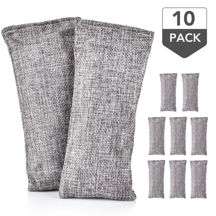 10Pcs Bamboo Charcoal Bag Natural Deodorant Bag Dehumidification Air Purifying Bags Car Home Air Freshener Purifier