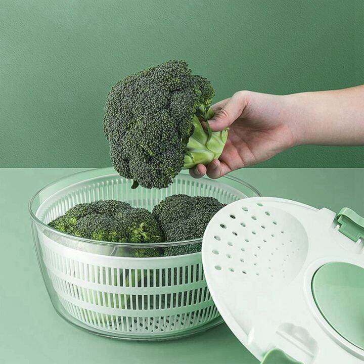 4l-kitchen-vegetable-dryer-salad-washer-with-safety-lid-lock-and-swivel-handle