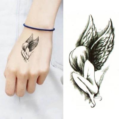 【YF】 1 pcs Angel Design Tattoo Stickers Waterproof Temporary Diy Arm Body Art Decals tattoo sticker  arm fake