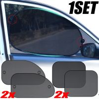 【LZ】 1/2/5PCS Car Window Sunshade Cover Sun UV Protection Auto Front Rear Black Window Curtain Side Glass Mesh Sunshades Accessories