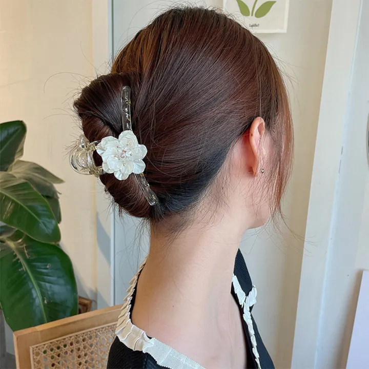 BC Women Seashell Flower Hairpin Elegant Temperament Hair Clip Fashion  All-match Hairpin Hair Accessories | Lazada PH