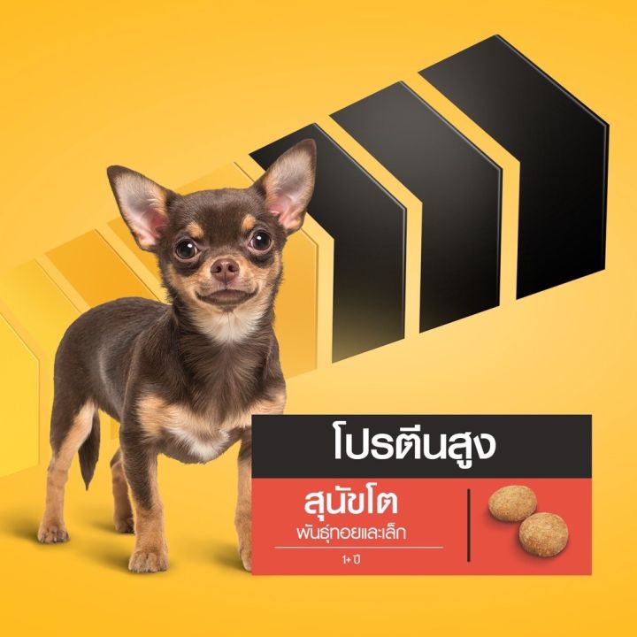 pedigree-เพดดิกรี-โปร-สูตร-ไฮ-โปรตีน-อาหารสุนัขสำหรับสุนัขโตพันธุ์ทอยและเล็ก-1-3-kg