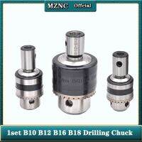 1set keys drill chuck b18 b16 b12 b10 ตลับงานเบา + อะแดปเตอร์มอเตอร์แกนหมุนก้านสูบสําหรับเครื่องเจาะซีเอ็นซี