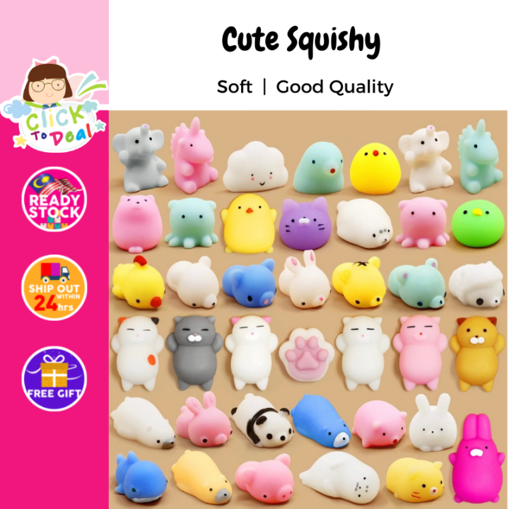 Cute Squishy Toy | Mini Animal Anti stress Ball | Squeeze Rising Fidget  Soft Sticky Stress Relief Toys | Lazada