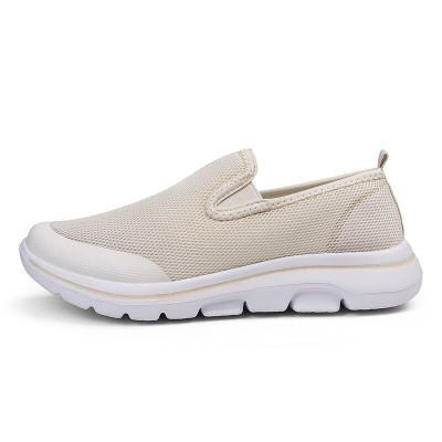 Mesh Men Shoes Summer Breathable Soft Sole Slip-On Walking Casual Shoes Unisex Men Women Male Loafer Lightweight Sneakers