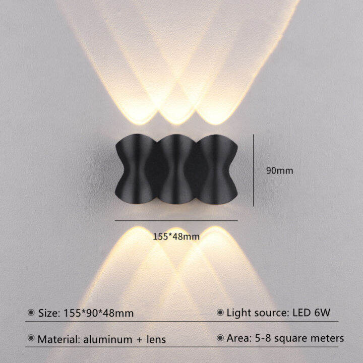 led-กลางแจ้งขนาดเล็กโคมไฟติดผนังกันน้ำผนังเครื่องซักผ้าไฟภายนอกโคมไฟติดผนังสวนระเบียงโคมไฟติดผนังตกแต่งโคมไฟติดผนัง