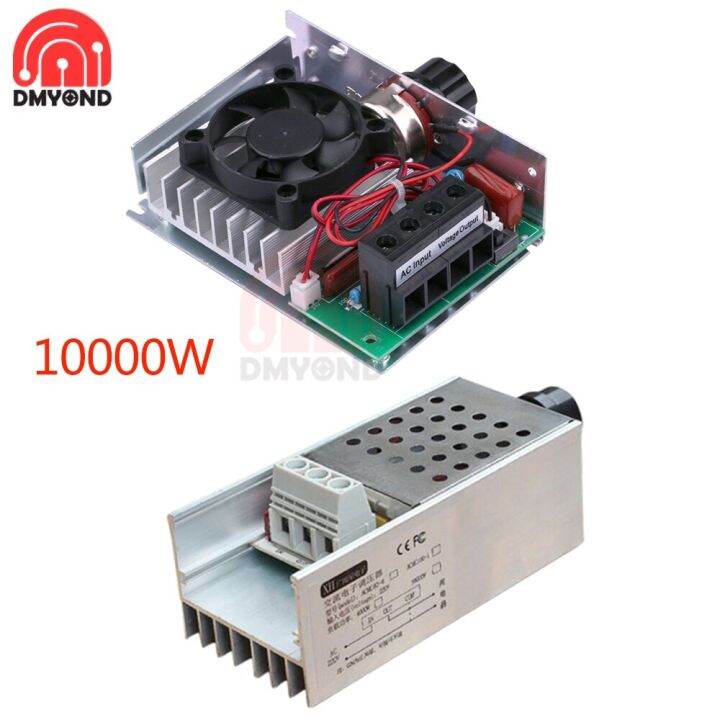 AC 220V 10000W SCR Pengendali Kecepatan Elektronik AC 110V Voltage ...