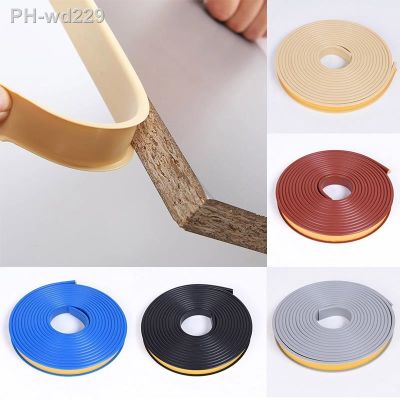 Self-Adhesive Edge Banding Tape Furniture Wood Board Cabinet Table Chair Protector Cover U-Shaped Silicone Rubber Seal Strip