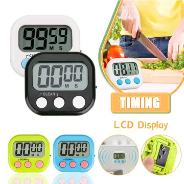 Digital Timer For Kitchen Cooking Study Stopwatch Large LCD Display Counter  Alarm Clock Manual Electronic Countdown Sleep Sports