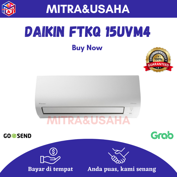 AC DAIKIN FTKQ15UVM4 - FLASH INVERTER 1/2 PK (R32) | Lazada Indonesia