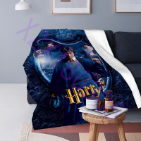 xzx180305  Harry-Potter Blanket Hogwarts Blanket Fleece Blanket for Adults and Kids 02