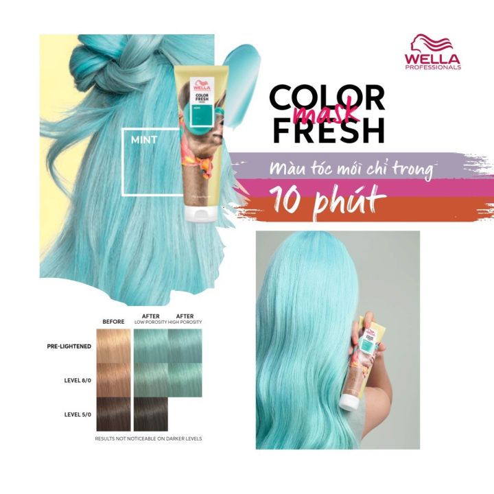 Hấp ủ màu cho tóc Wella Professional Color Fresh Mask giúp mang đến cho bạn một màu tóc sáng bóng và sống động hơn. Sản phẩm này không chỉ giúp bảo vệ mái tóc mà còn tạo nên màu sắc tự nhiên cho tóc. Cùng tận hưởng cảm giác thoải mái khi chăm sóc tóc với sản phẩm chất lượng này nhé.