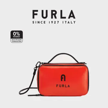 Furla Red Leather Atena Crossbody Bag Furla