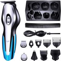 11 in 1 Men Hair Clipper Rechargeable Cordless Hair Trimmers Electric Shaver Nose Hair Trimmer Shaving Machine Beard Razor