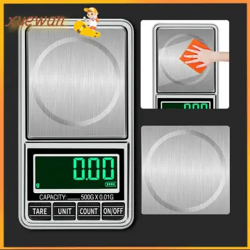 0.01g 500g Mini Electronic Scales High Precision Pocket Digital Scale For  Jewelry Gold Sterling Silver Balance Gram For Kitchen