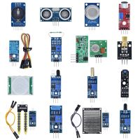 【LZ】۞✌♤  TZT Raspberry Pi 2 e 3 O Pacote do Módulo de Sensor HC-SR04 501 DHT11 DS3231 KY-008 Sensor de Som e Chuva para Kit Arduino