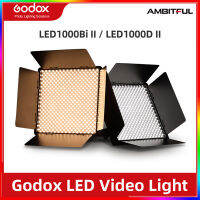 Godox LED1000BI II Bi-สี LED1000D II รุ่น LED แฟลชวิดีโอ DMX พอร์ต CRI 96 TLCI 98ด้วยรีโมทคอนโทรล LED ไฟสตูดิโอ