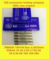 5PCS Made in Germany SIBA 7006565 fuse 189140 H500V 630mA 1A 2A 2.5A 3.15A 4A 5A 6.3A 8A 10A 16A 20A