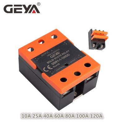 GEYA GSR1-1 SSR DA DD AA รีเลย์เฟสเดียวโซลิดสเตทรีเลย์10A 25A 40A 60A 80A 100A รีเลย์120A AC &amp; DC