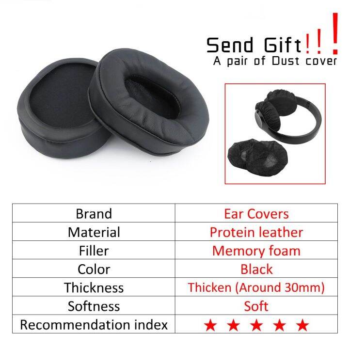 Ear Covers Ear Pads For Redragon H510 Zeus Gaming Headphone Replacement Earpads Ear Cushions 5796