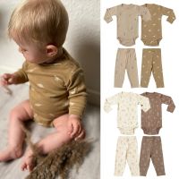 Baby Boys Romper New Autumn Clothes Toddler Girls Long Sleeve Floral Rompers + Pants Infants Jumpsuit Cotton Casual Kids Outfits  by Hs2023