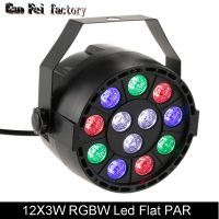 【✱2023 HOT✱】 lian400770360360 ไฟพาร์ Led 12X3W Rgbw ไฟเวทีสำหรับดีเจ Dmx Dmx Led พาร์ไฟ Led ในปาร์ตี้แบนสำหรับดีเจ