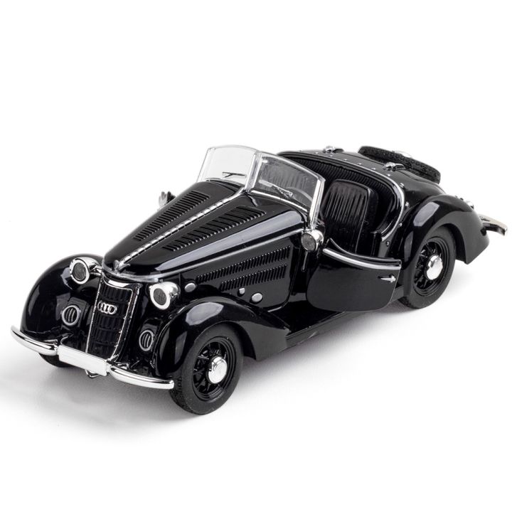 diecast-vehicle-model-1-32-audi-w25k-super-classical-pull-back-toy-car-educational-collection-doors-openable-sound-light-gift