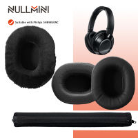 NullMini Replacement Thicken Velvet Earpads for SHB9850NC Headphones High Quality Sponge Earmuff