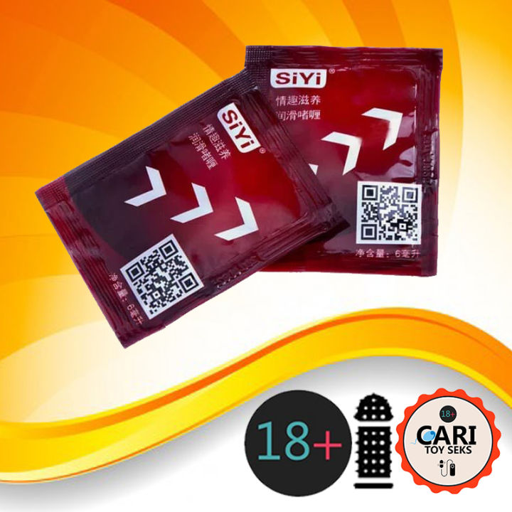 Siyi Jelly Personal Water Soluble Lubricant Oil Sex Toy Minyak Badan Sex Toy Minyak Badan 6ml